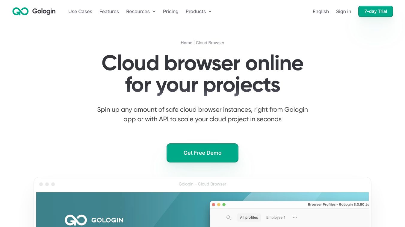 Gologin Cloud Browser