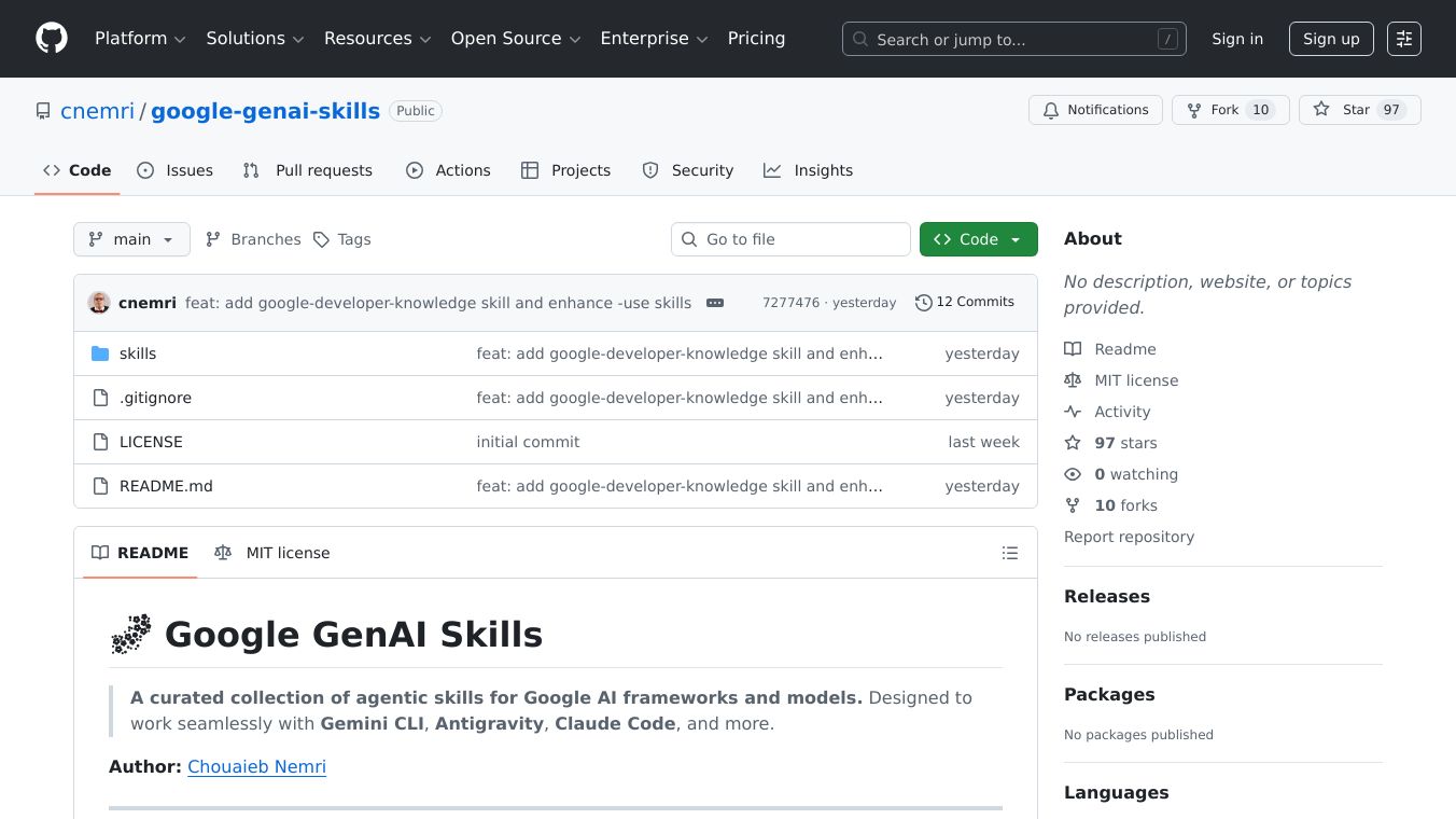 Google AI Agent Skills