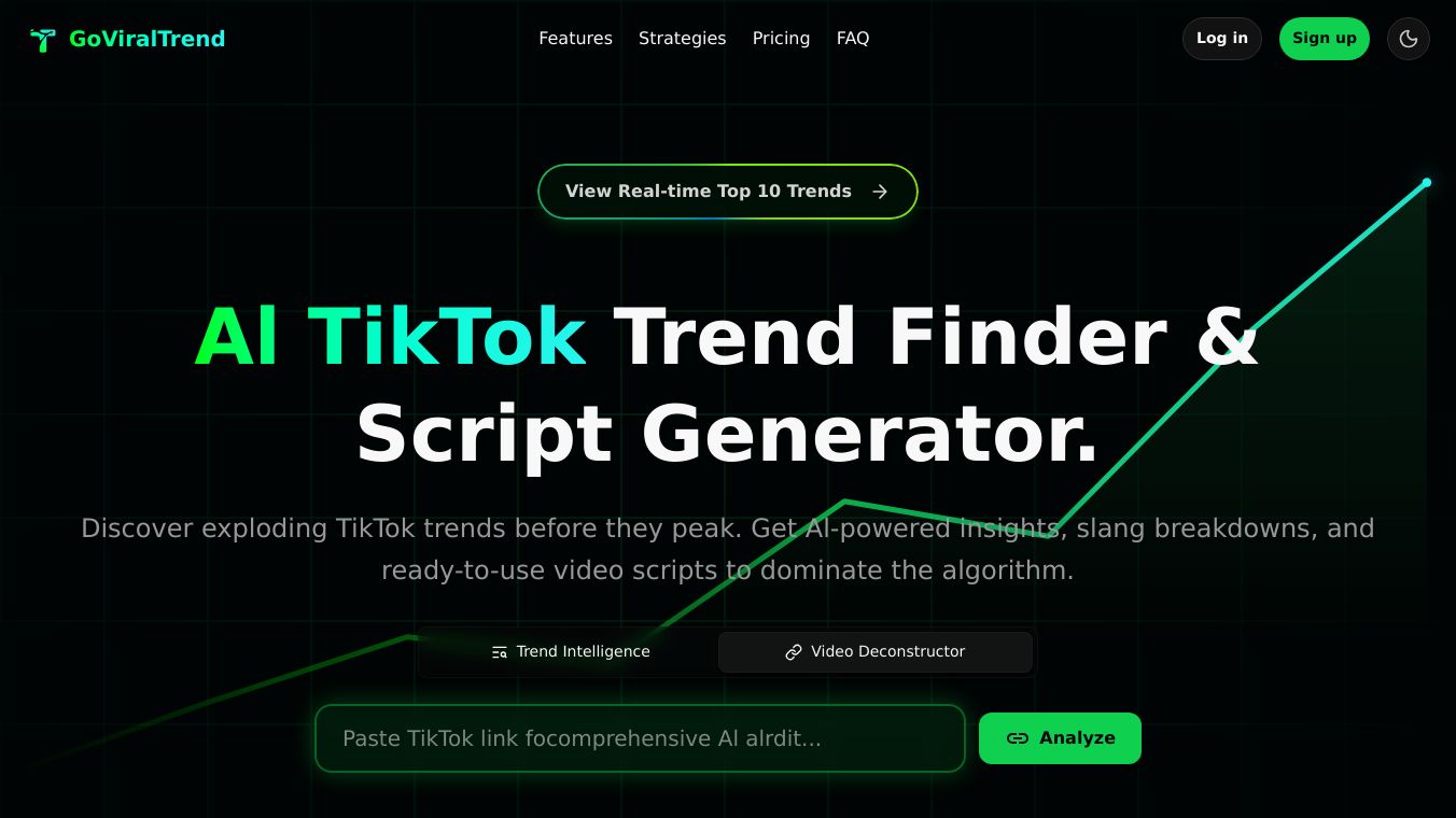 GoViralTrend - Al TikTok Trend Finder
