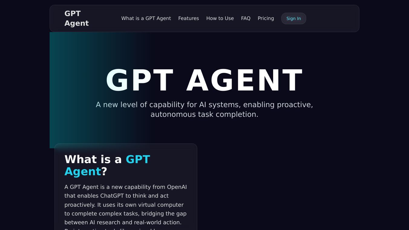 GPT Agent