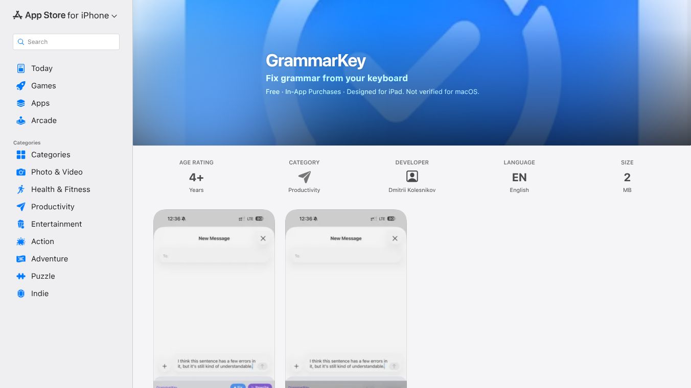 GrammarKey