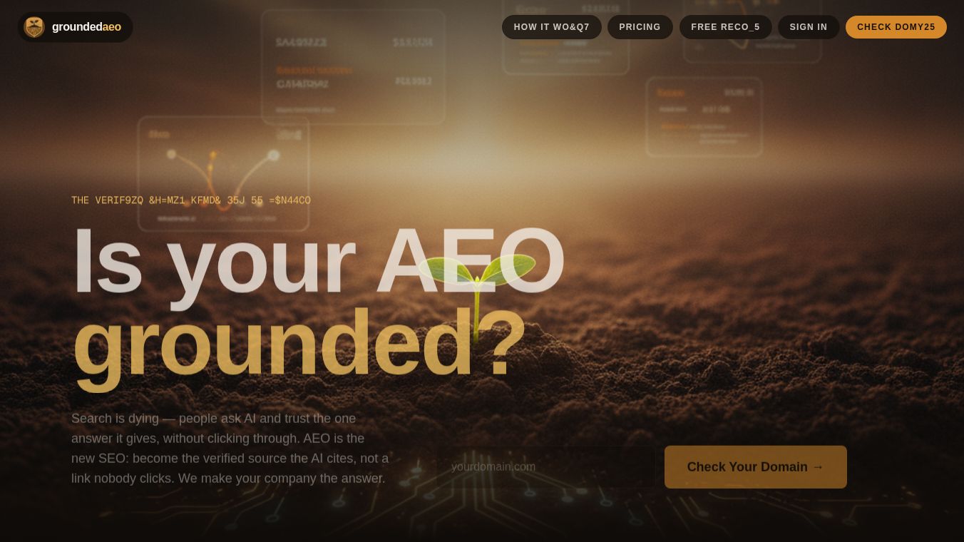 Grounded AEO