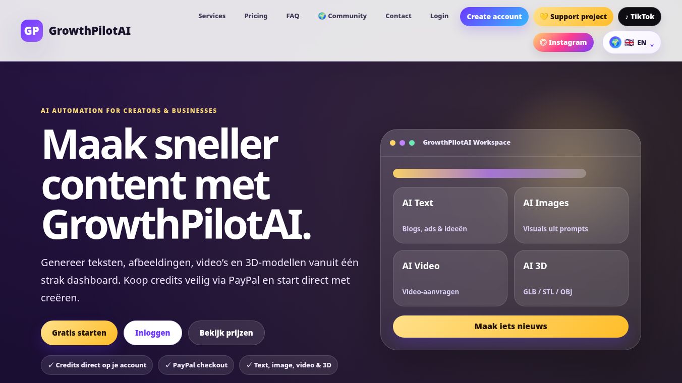 GrowthPilot AI First Release