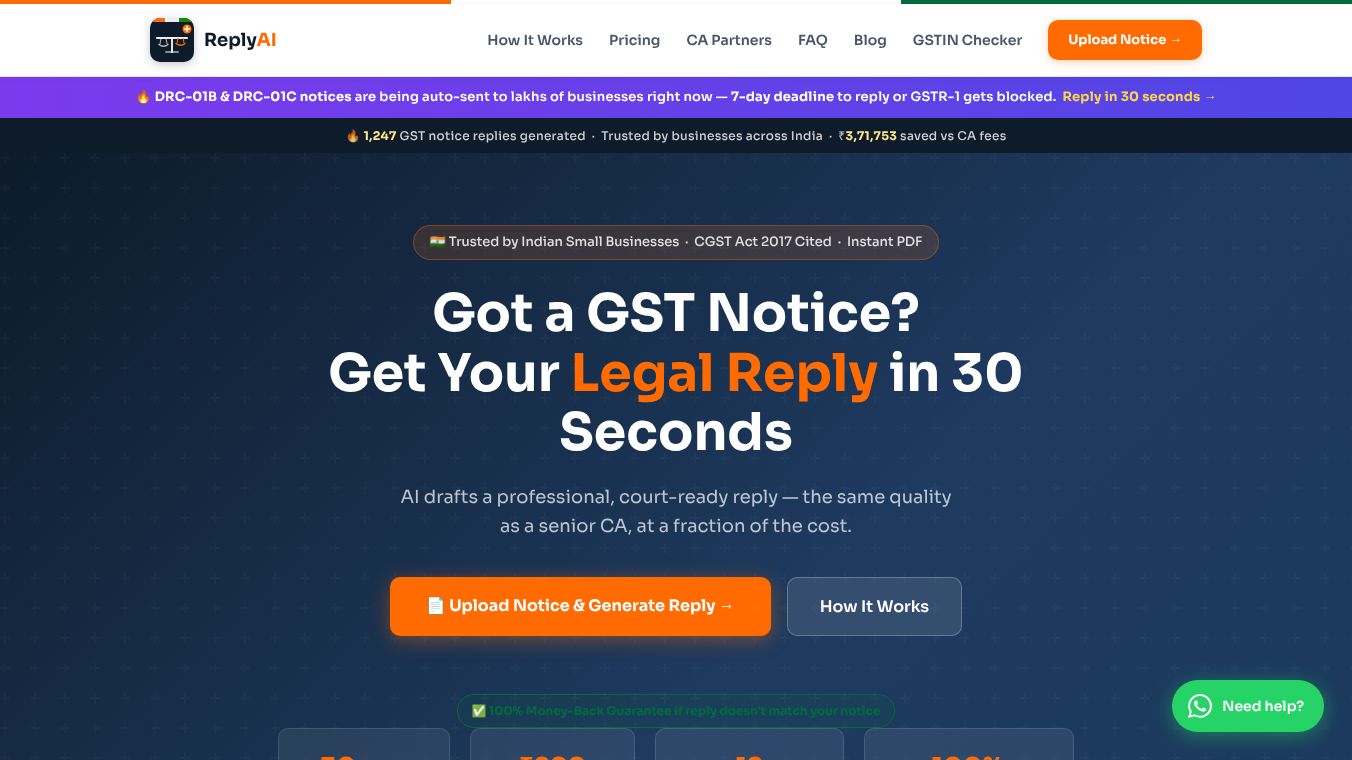 GST Reply AI