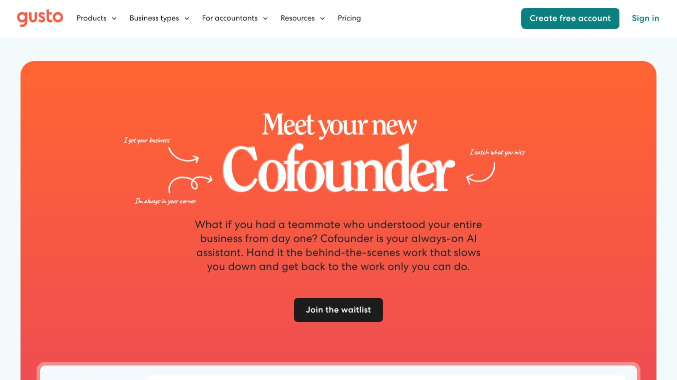 Gusto Cofounder