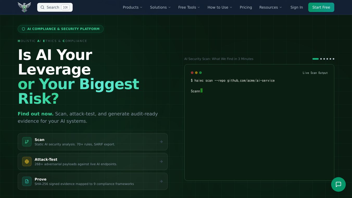 HAIEC: DIY AI Compliance You Can Prove