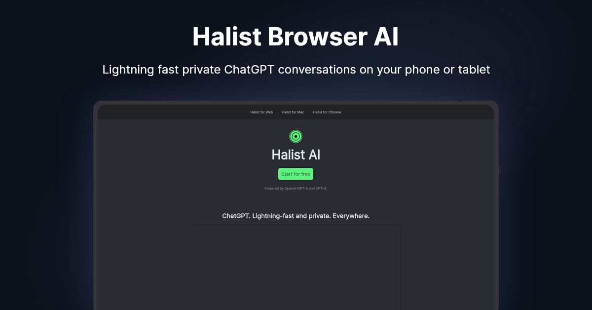 Halist Browser AI