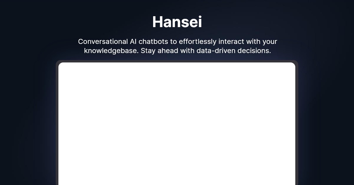 Hansei