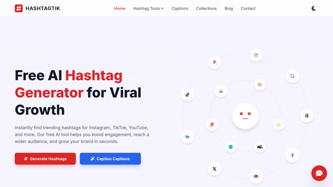HASHTAGTIK — Free Hashtag Generator