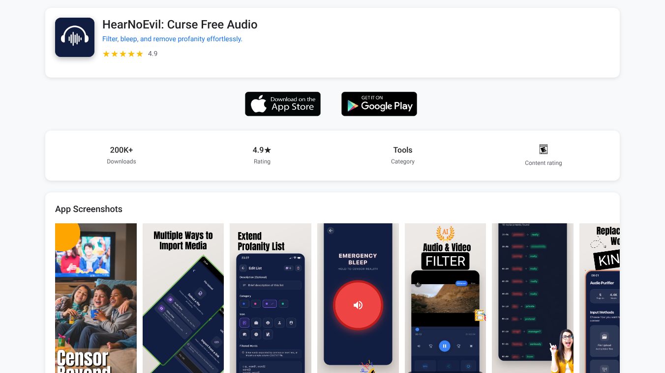 HearNoEvil: Audio Curses Remover