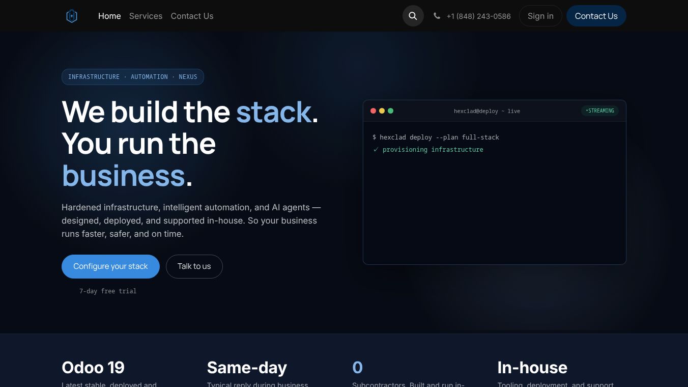 HexClad Secure Stack