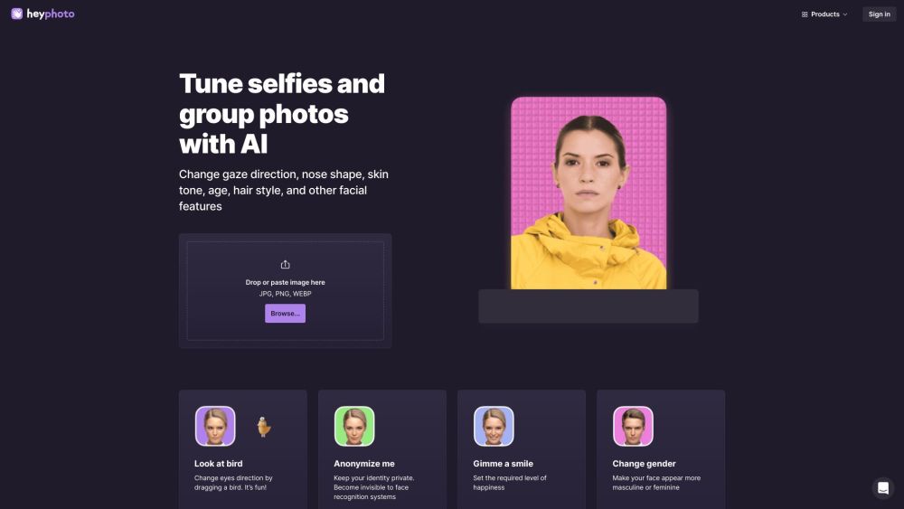 HeyPhoto AI Photo Editor Online