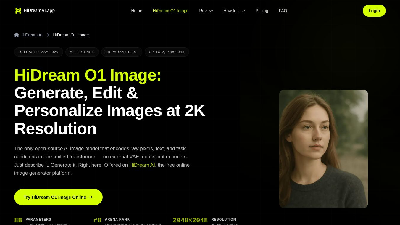 Hidream O1 Image