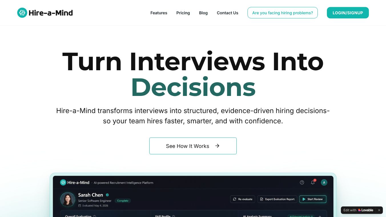 Hire-a-Mind