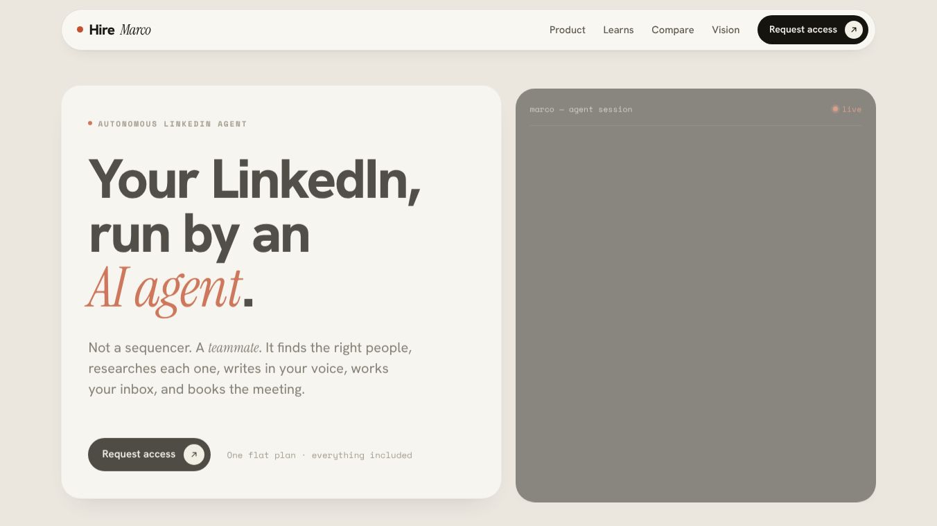 HireMarco — AI LinkedIn agent