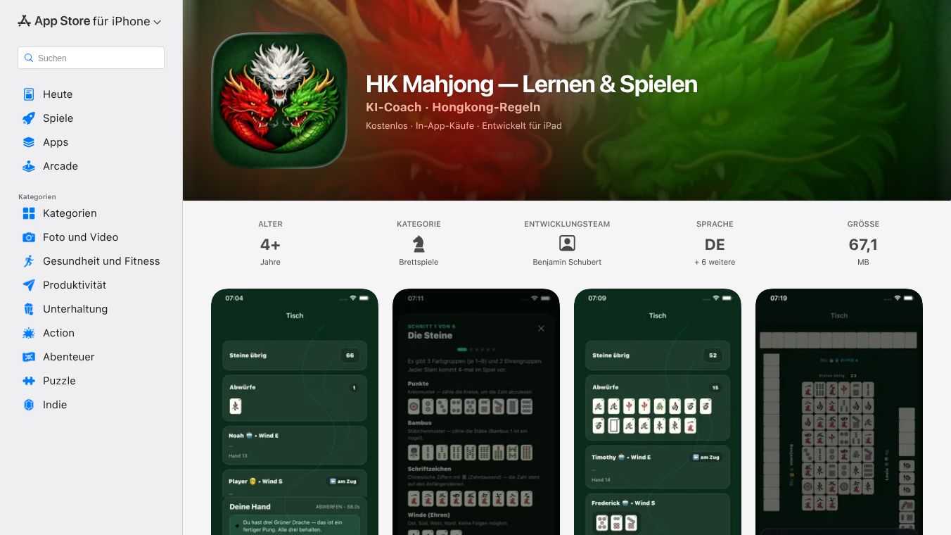 HK Mahjong app
