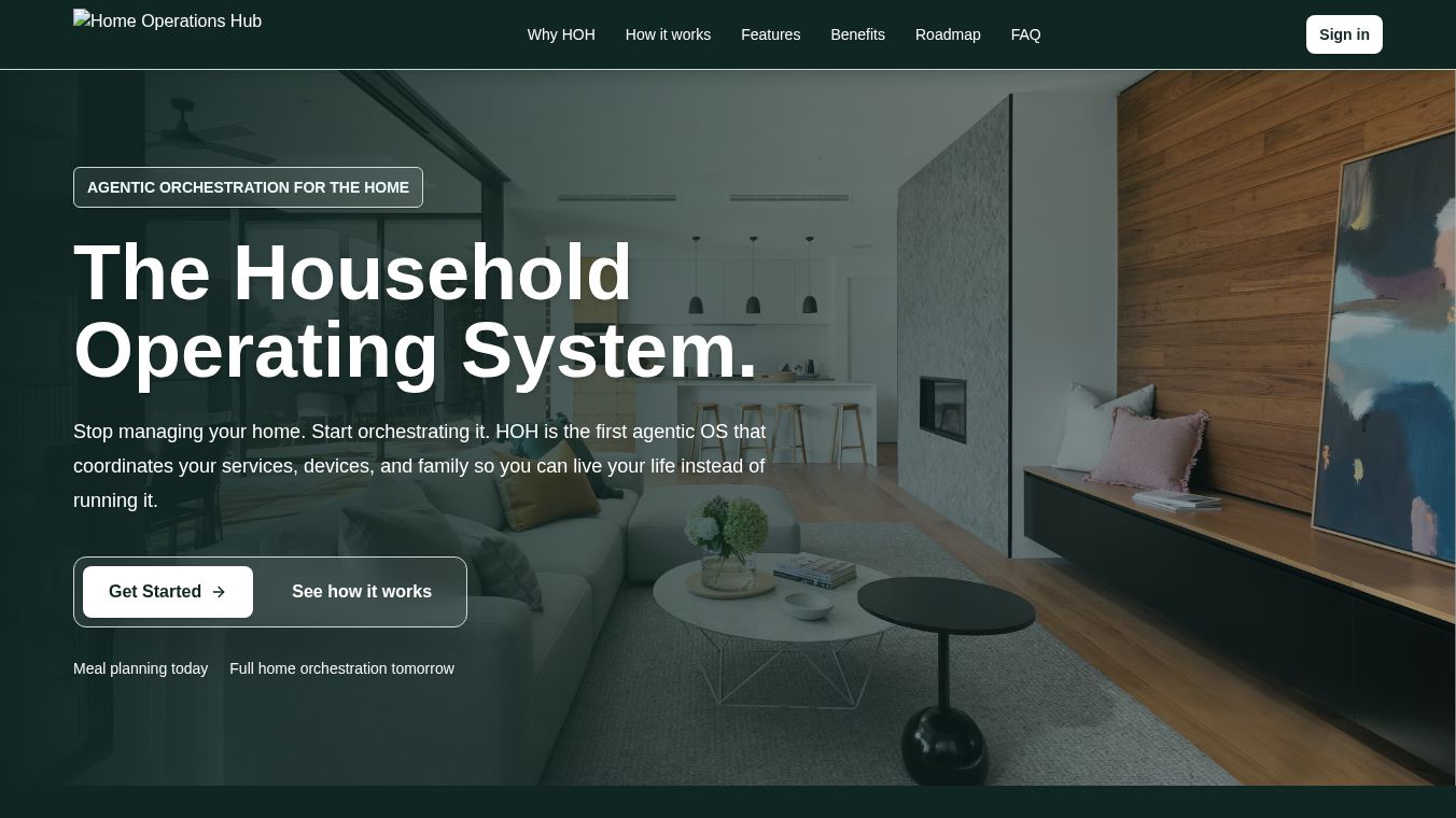 Home Operations Hub