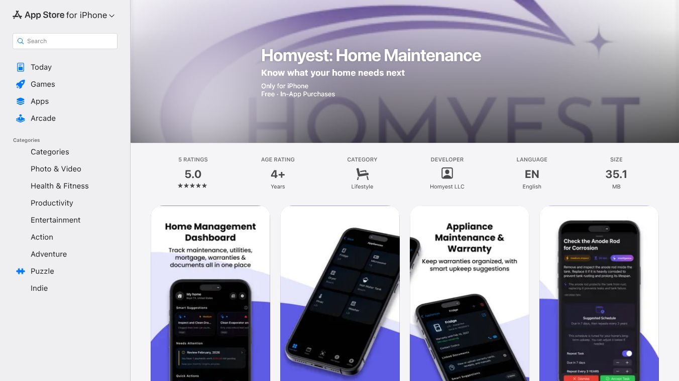 Homyest: Home Owner Companion