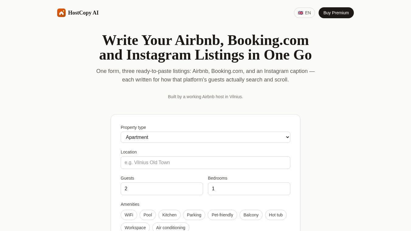 HostCopy AI