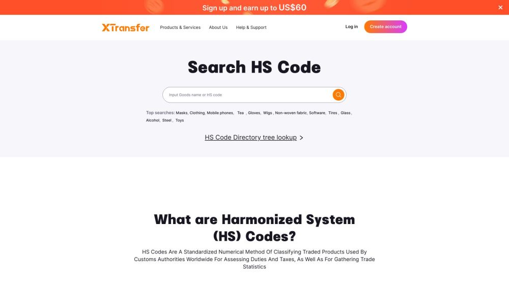 HS Code Search