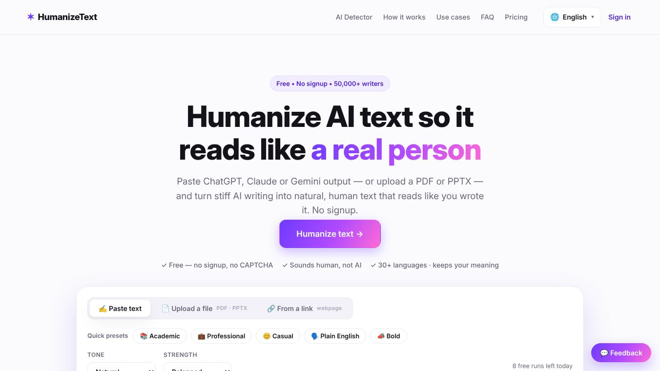 HumanizeText