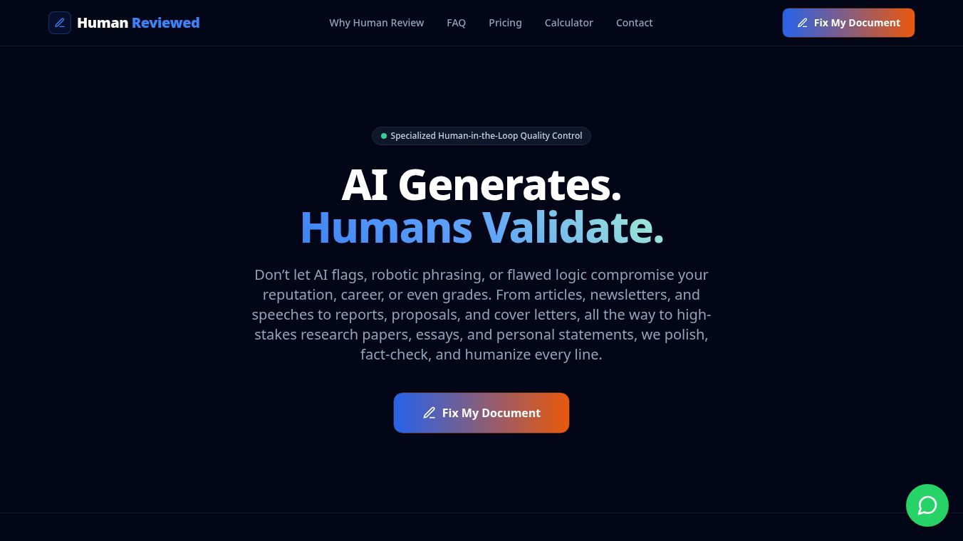 HumanReviewed.io