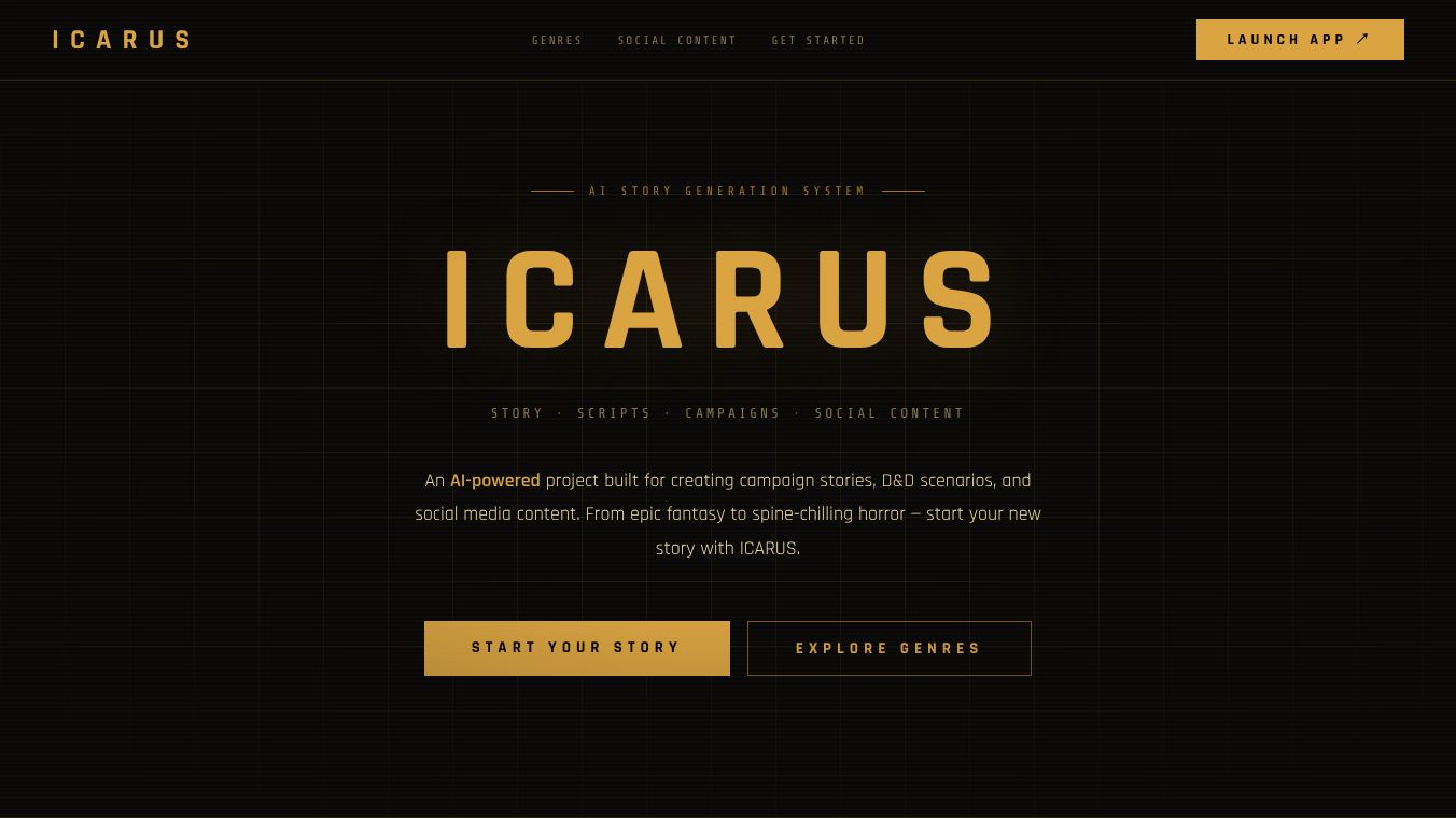 ICARUS PROJECT AI