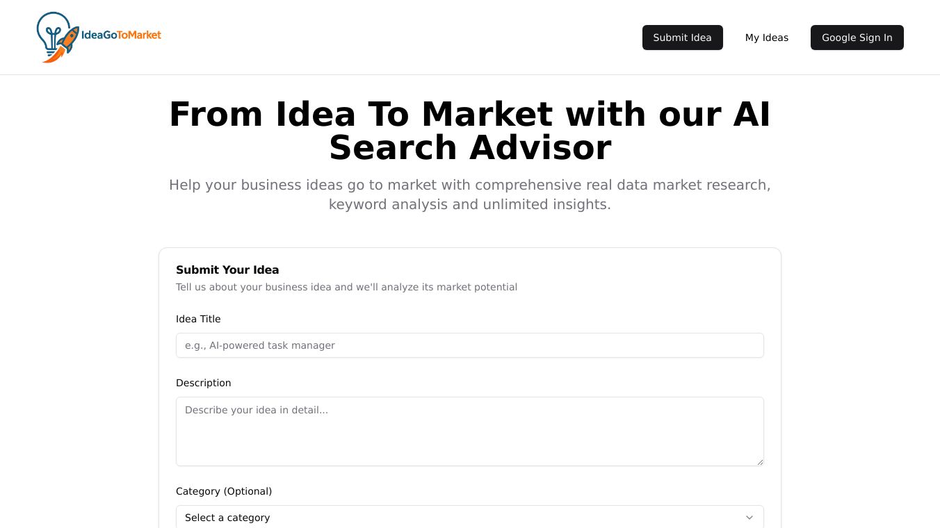 Idea Go To Market