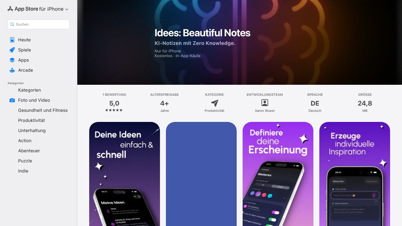 Idees: Beautiful Notes