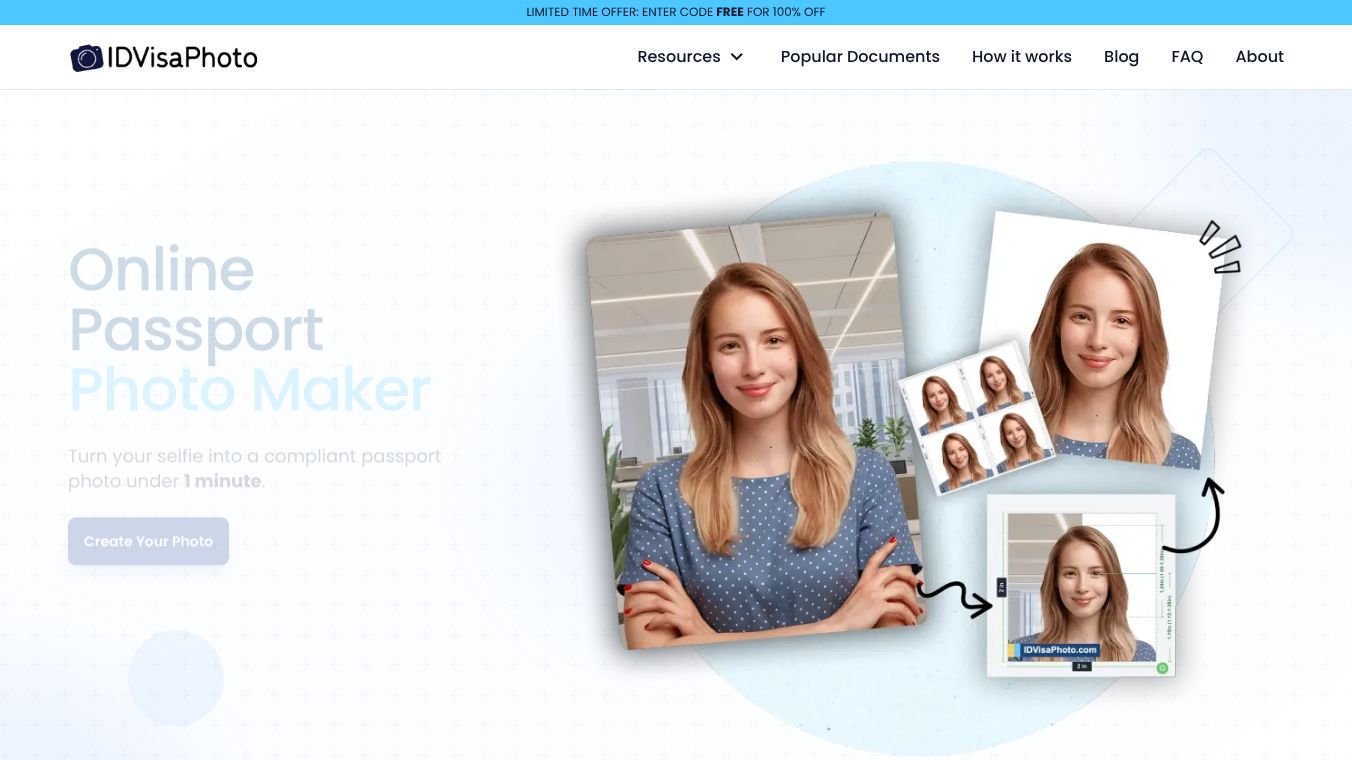 IDVisaPhoto.com: Passport Photo Maker