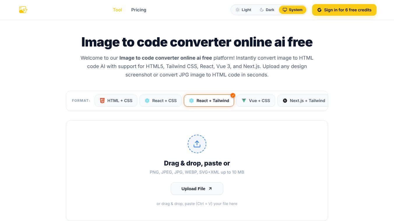 Image to Code