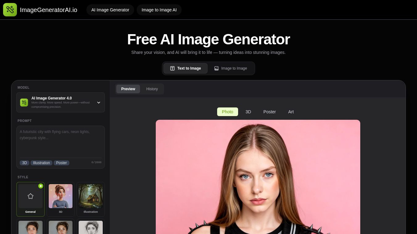 ImageGeneratorAI.io