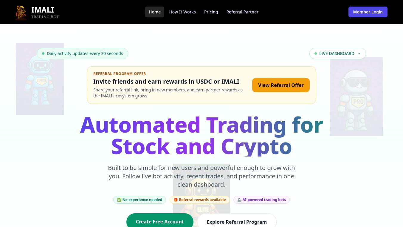 IMALI DeFi Platform