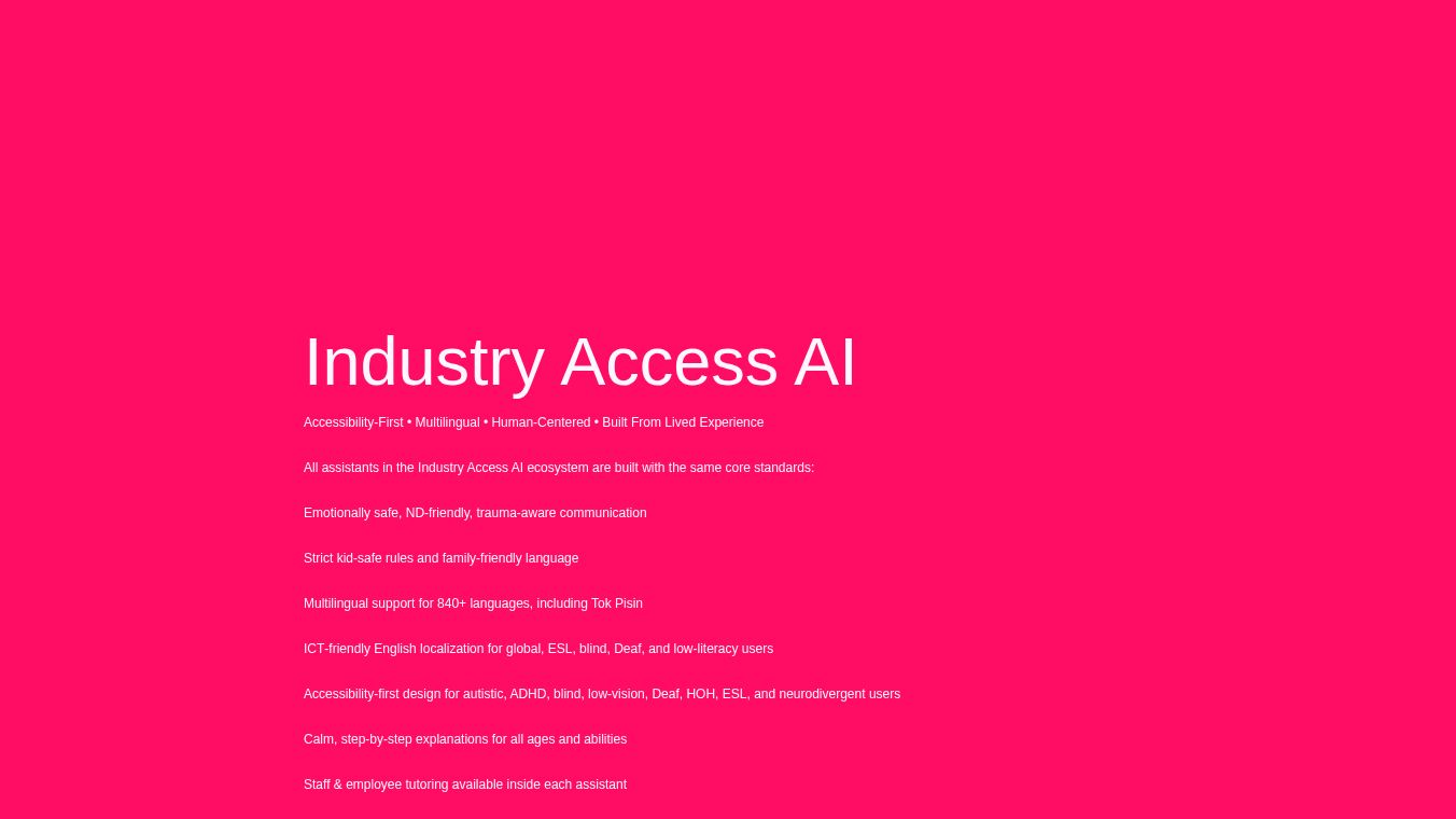 Industry Access AI