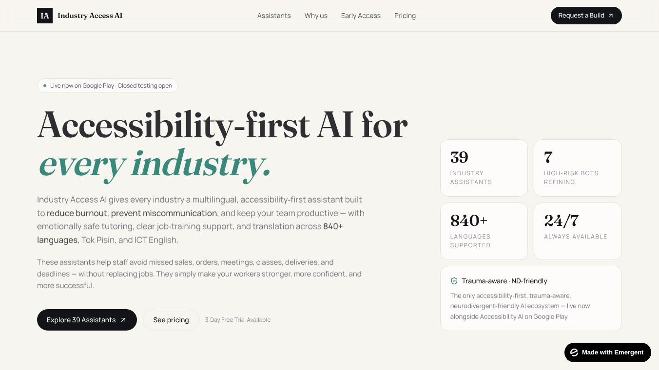 Industry Access AI