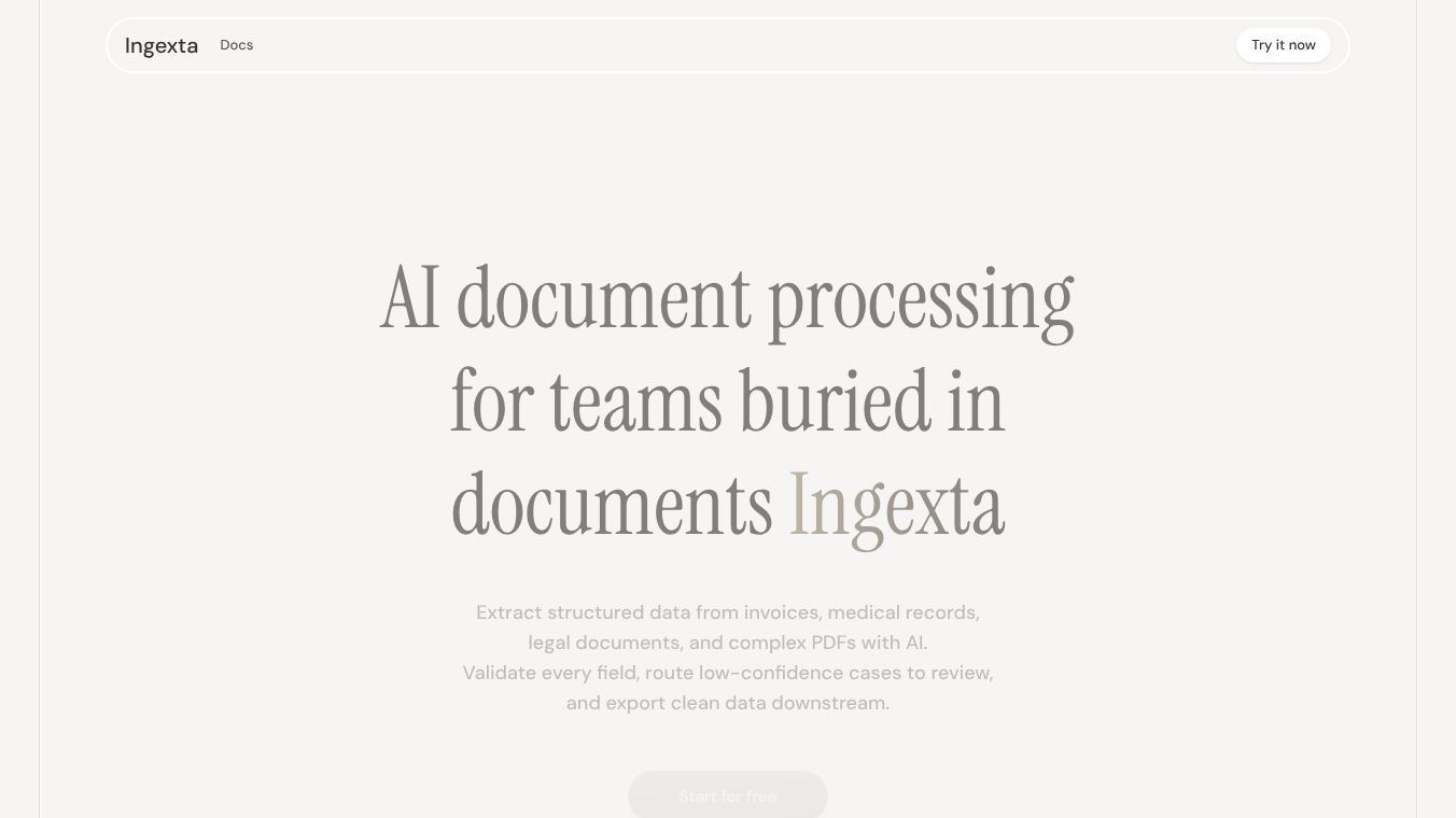 Ingexta
