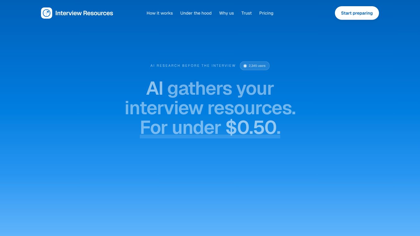 Interview Resources