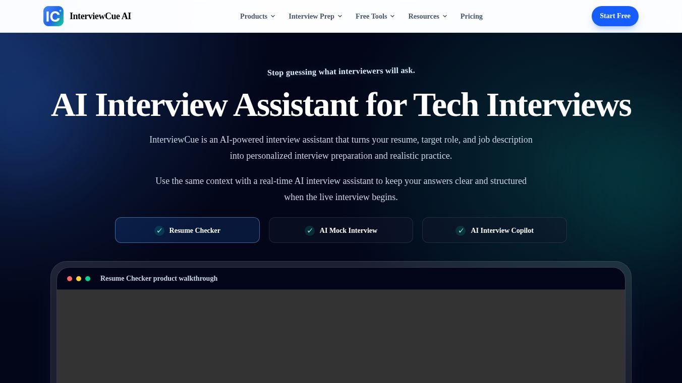 InterviewCue AI