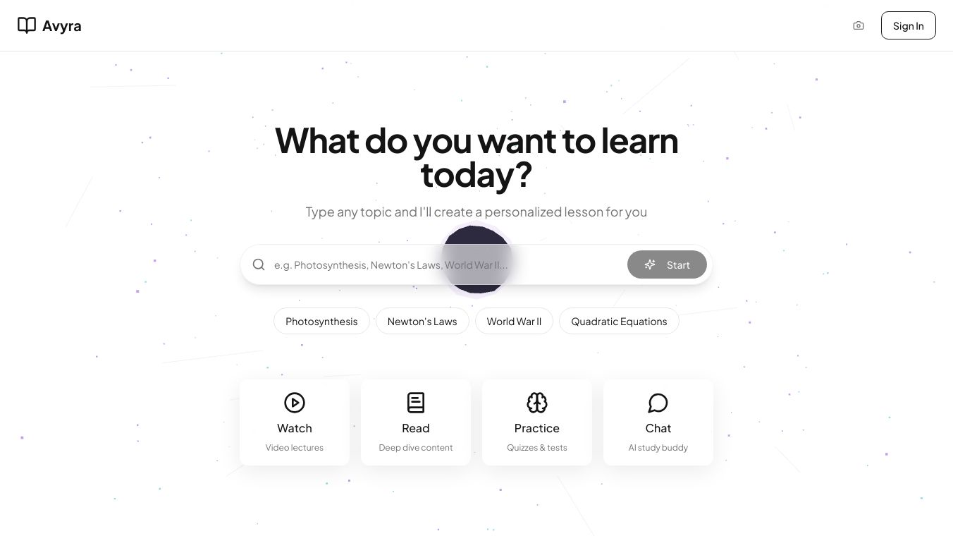 “Introducing Avyra.STEM Study Companion.