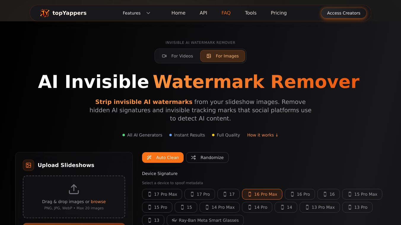 Invisible AI Watermark Remover