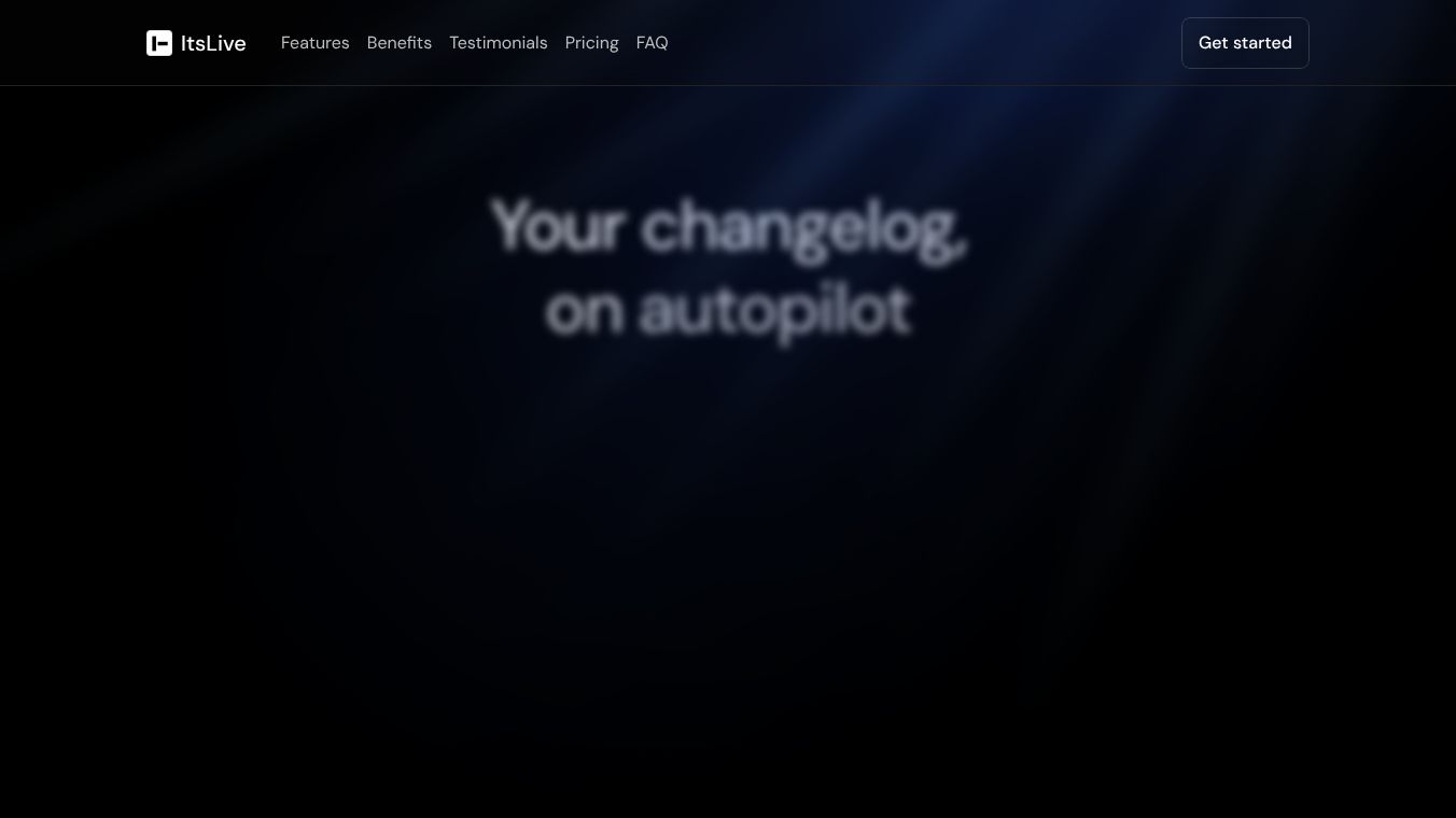 ItsLive: AI Changelog from GitHub PRs