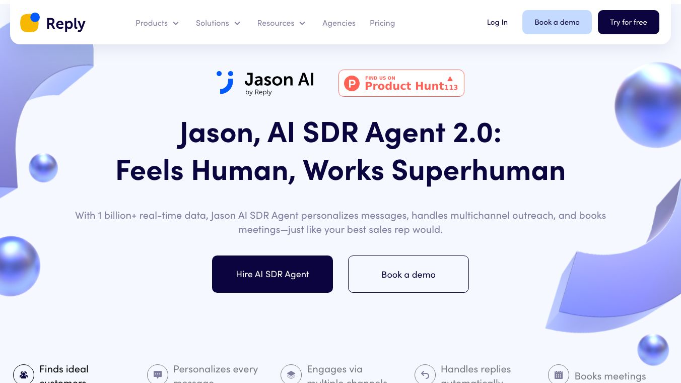 Jason AI SDR 2.0 by Reply.io