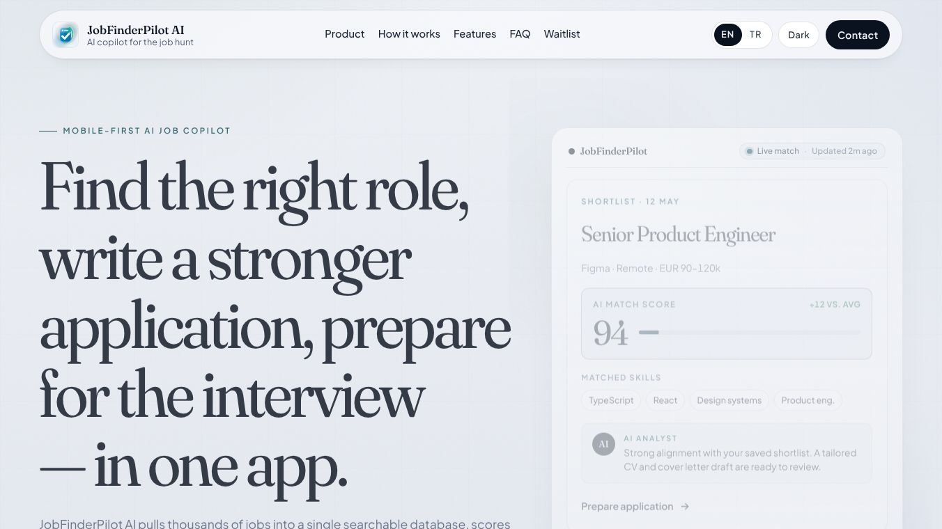 Job Finder Pilot AI