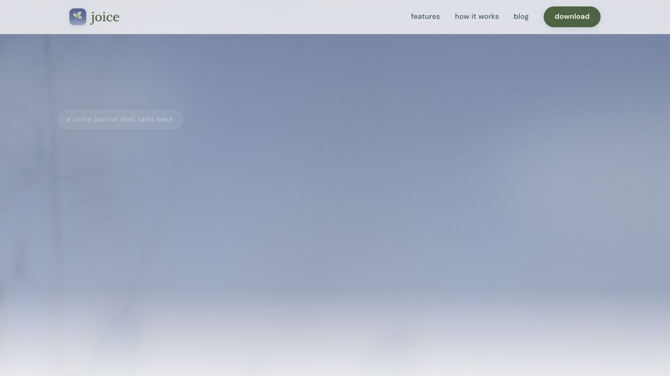 Joice: Journal by Conversations