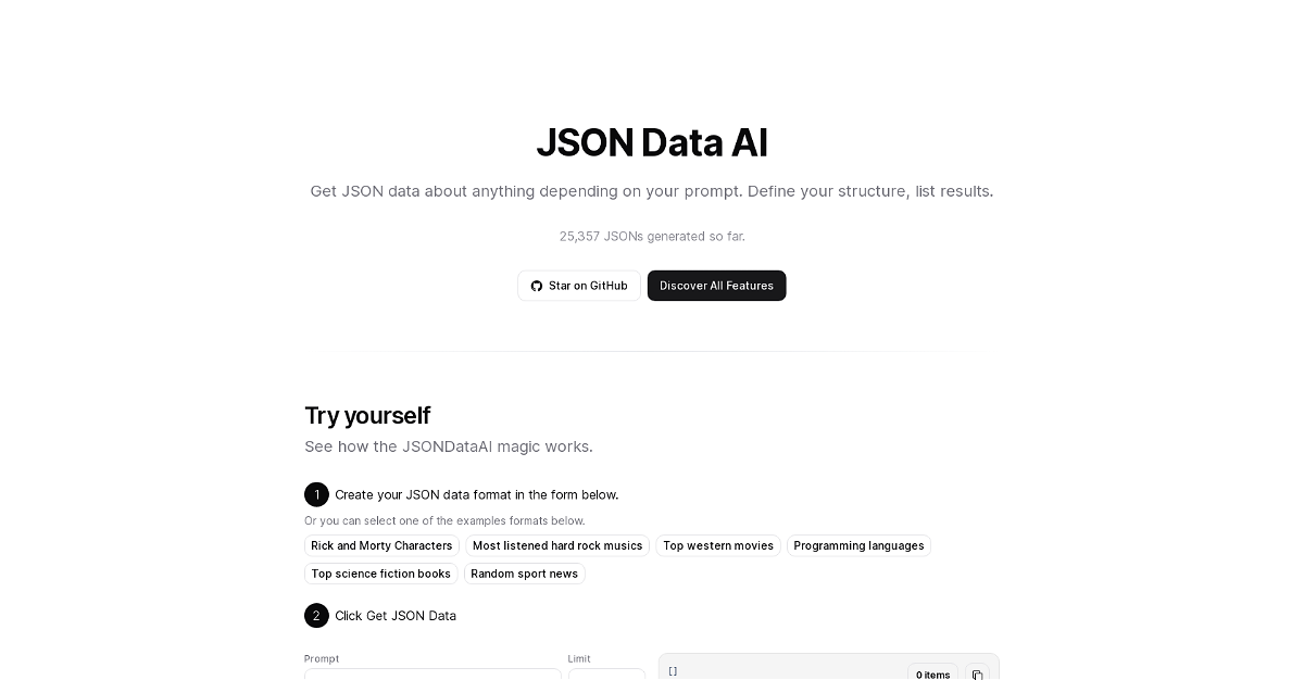 JSON Data