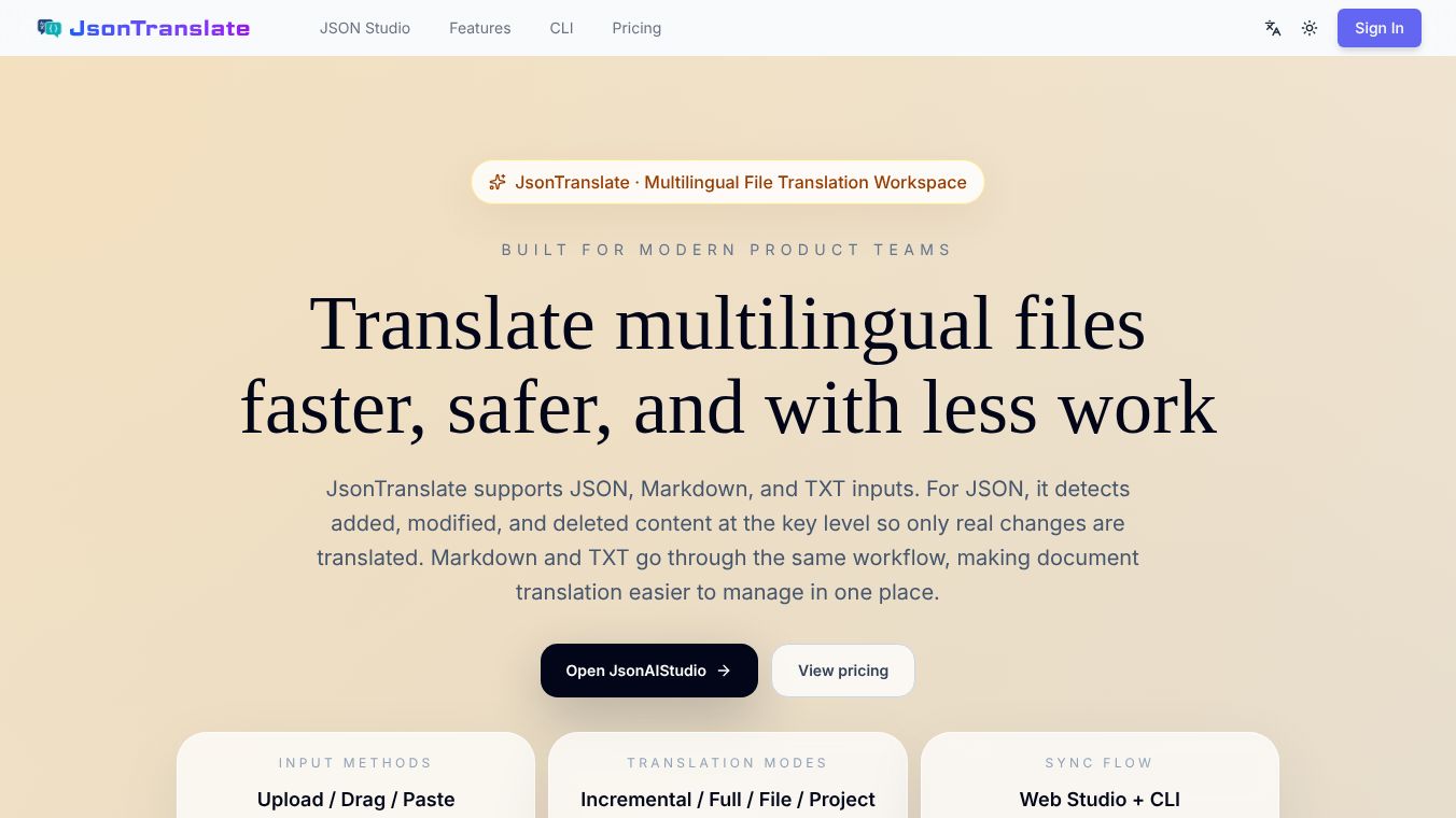 JsonTranslate