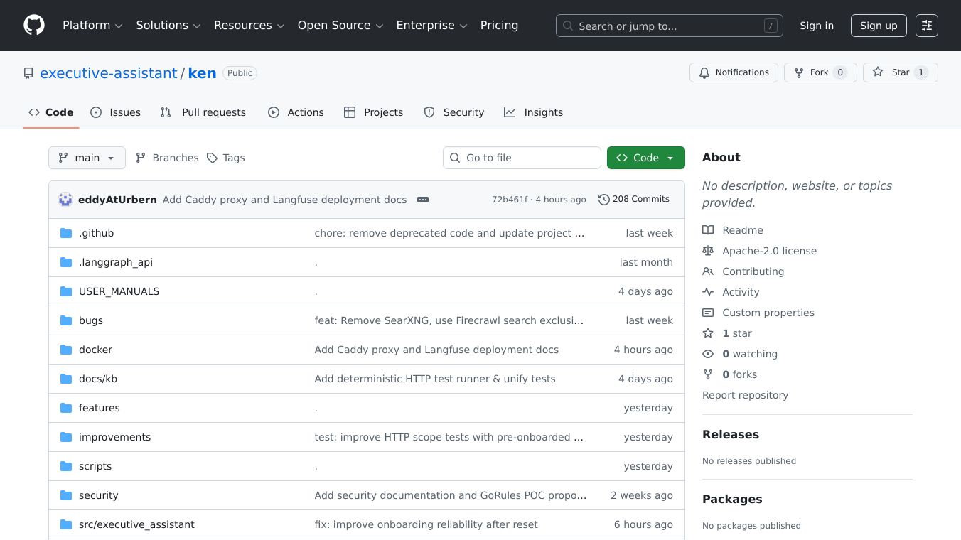 Ken the Executive Assistant