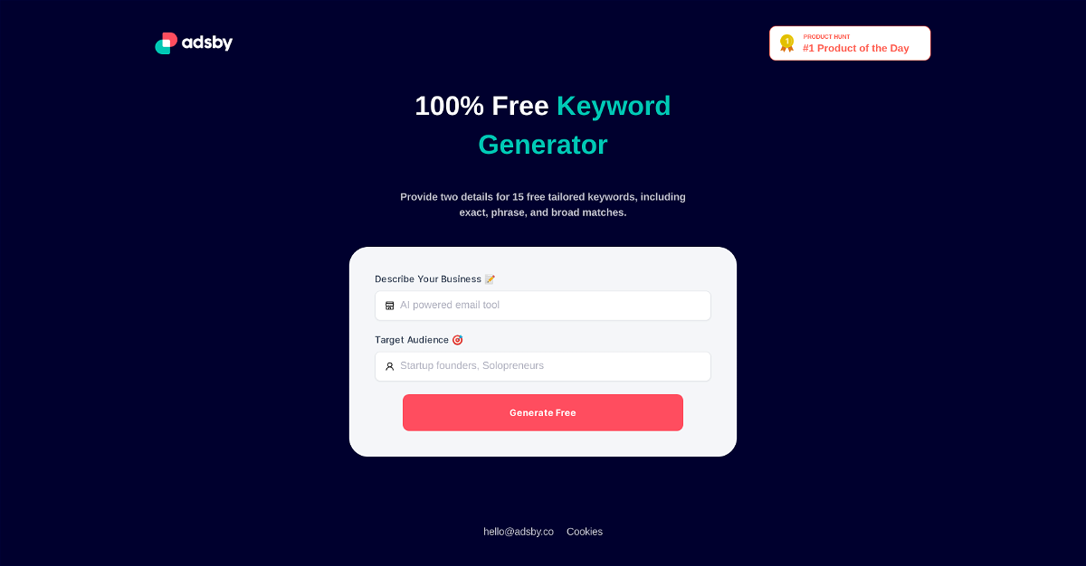 Keyword Generator by AdsBy