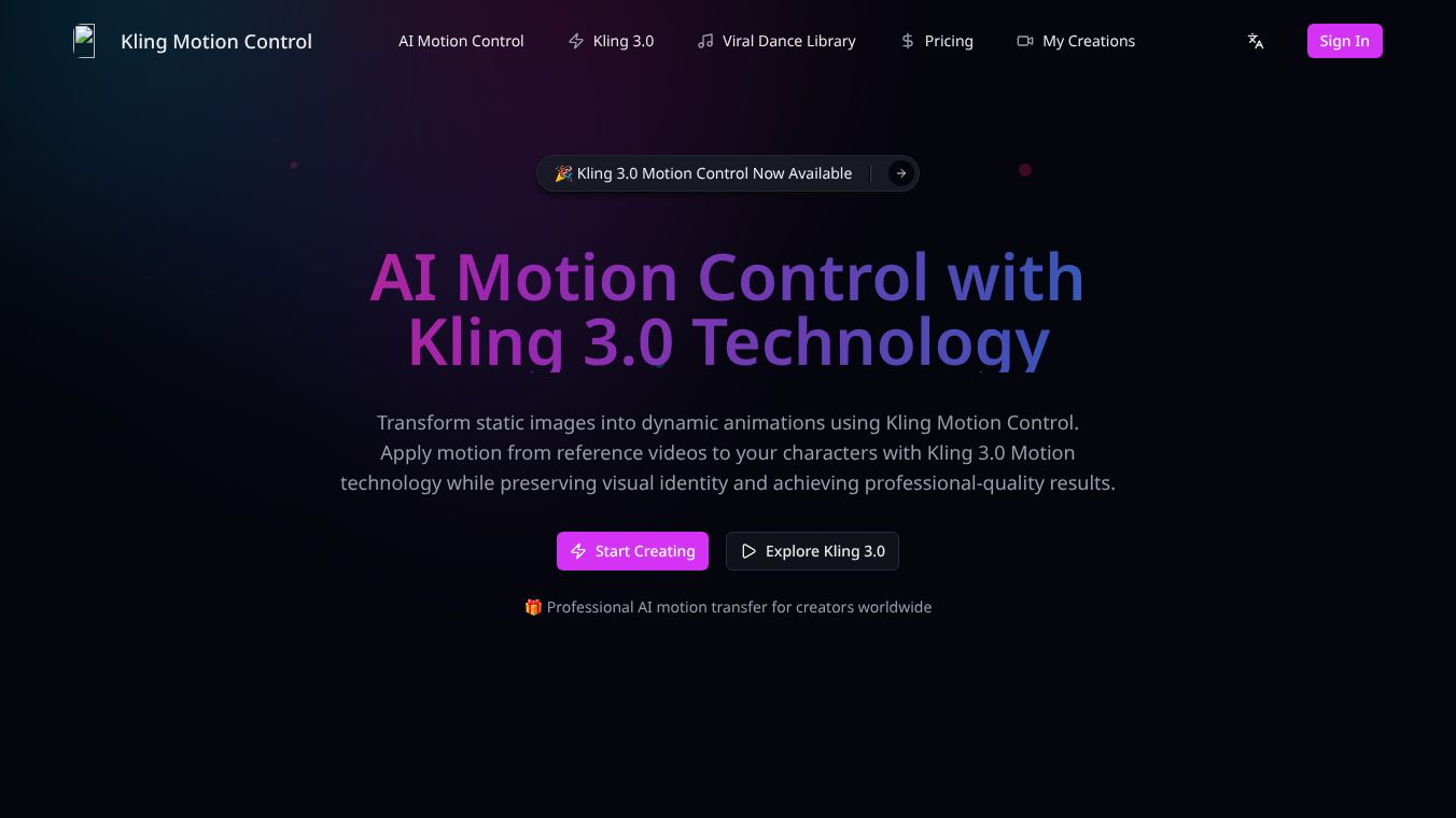 kling motion control -1