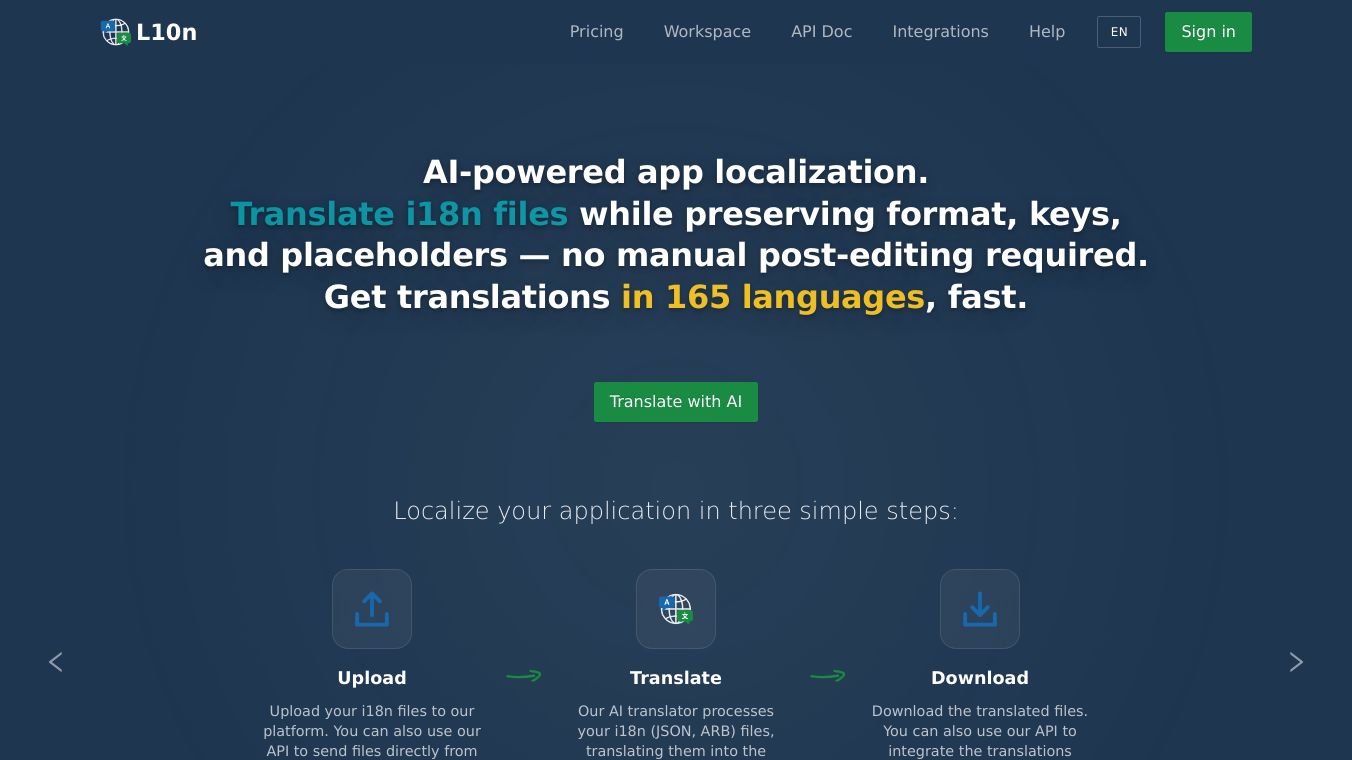 L10n.dev - AI Localization Automation